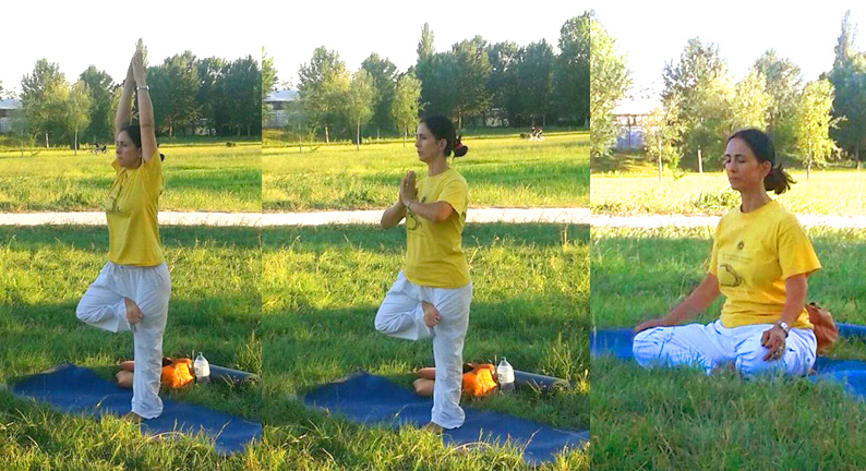 Yoga al parco a Rimini