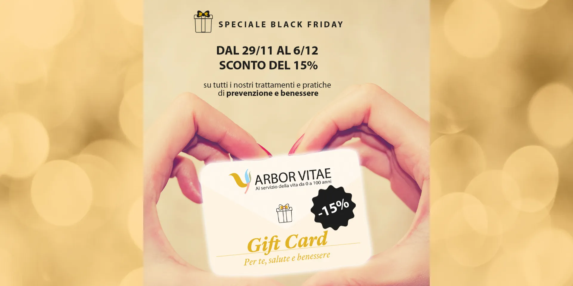 Black Friday di Arbor Vitae! 